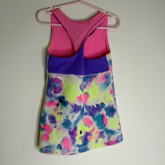 Ivivva Girls Racerback Athletic Tank Top Size 6 Multi Color - Picture 6 of 6